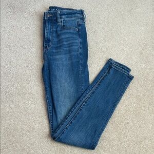 Women's American Eagle Dark Wash High-Waisted Jeans